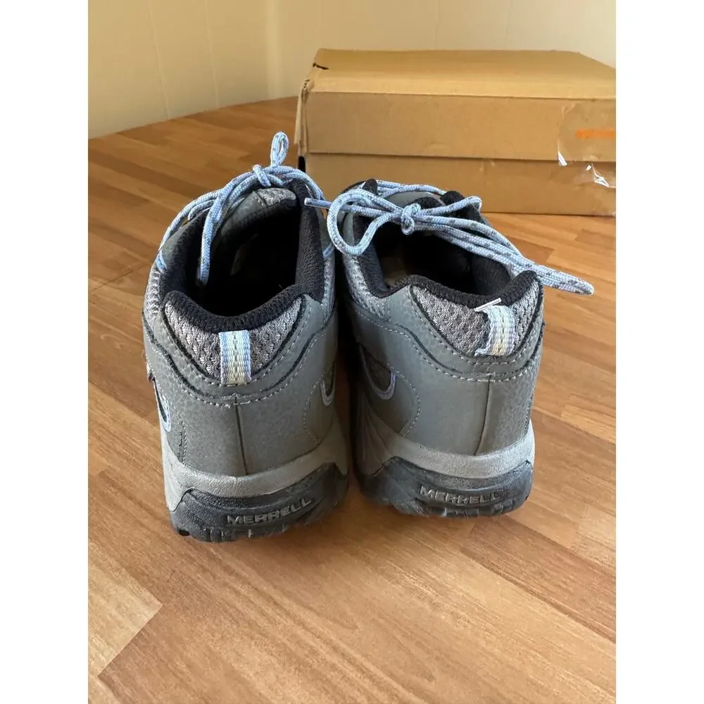 Merrell Kids' Moab 2 Low Lace Waterproof Hiking Shoes (Size US 5.5Y)